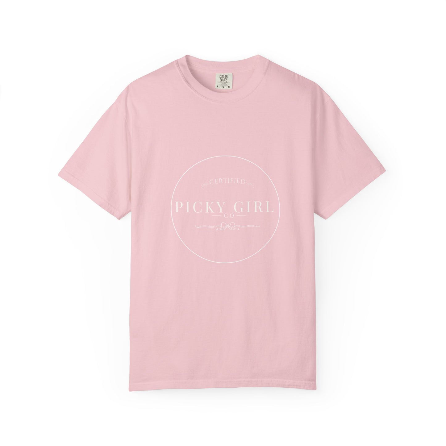Picky Girl Graphic Tee – Subtle Pastel Text Unisex T-Shirt