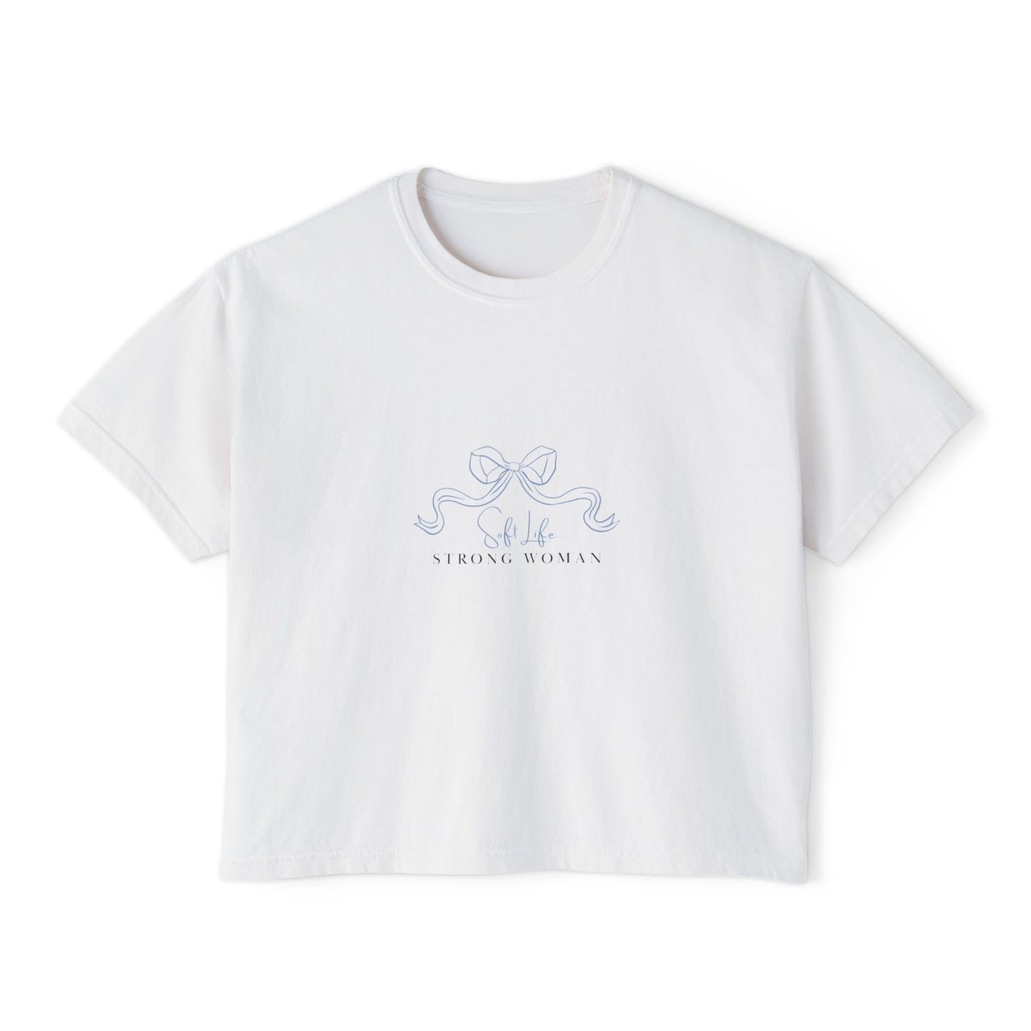 Bow Soft Life Boxy Tee - Women's