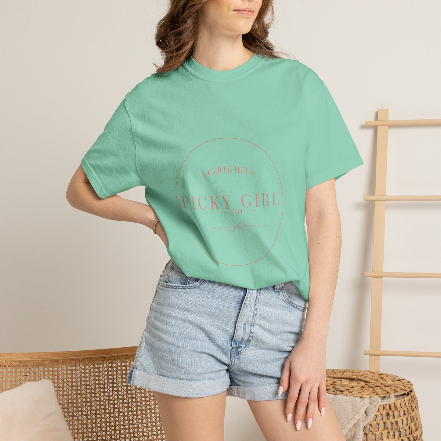 Picky Girl Graphic Tee – Subtle Pastel Text Unisex T-Shirt