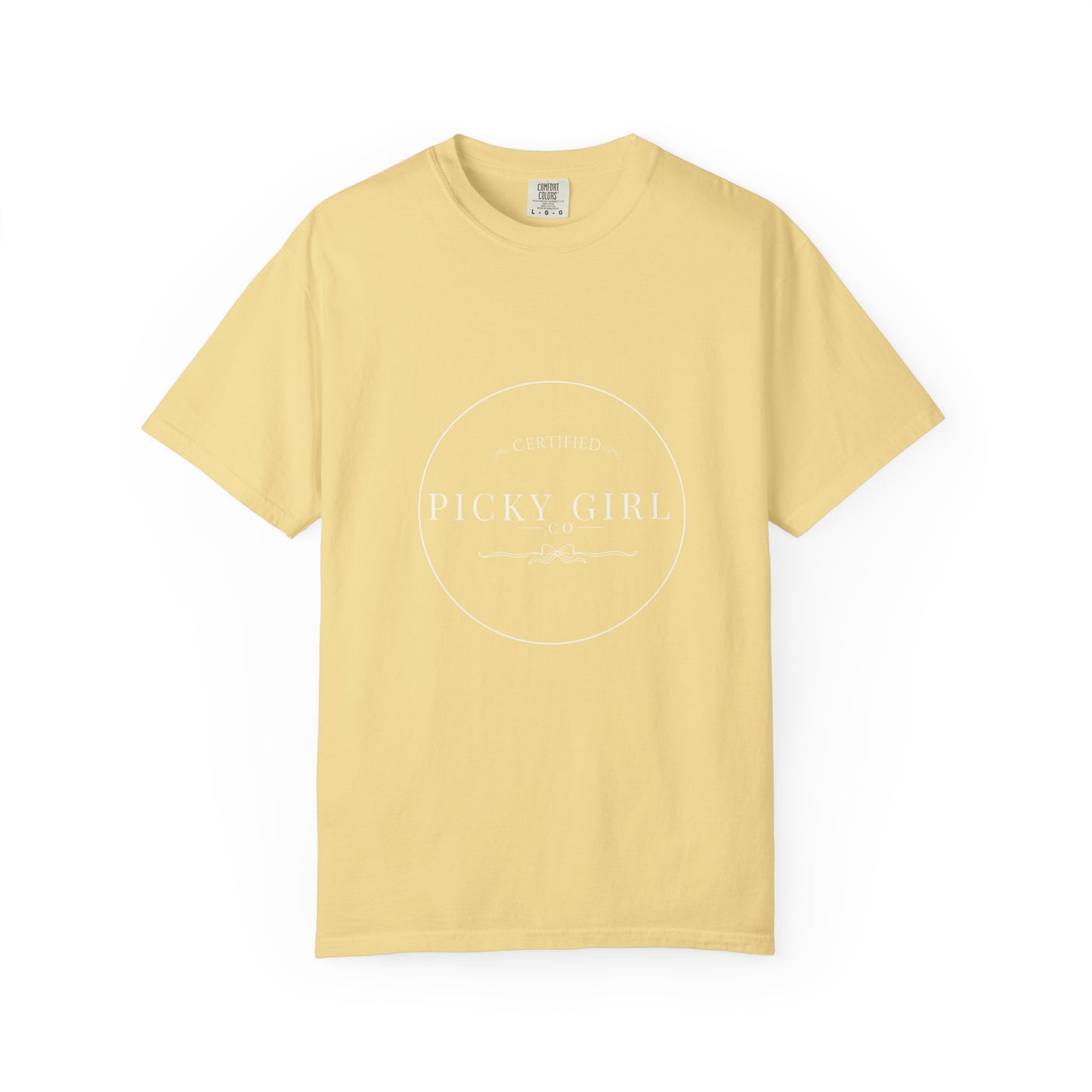 Picky Girl Graphic Tee – Subtle Pastel Text Unisex T-Shirt