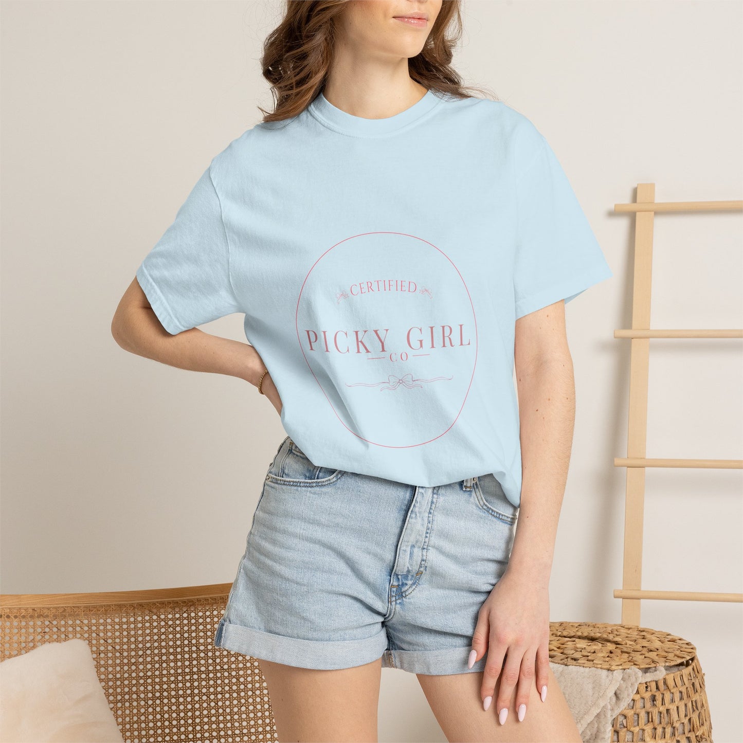 Picky Girl Graphic Tee – Subtle Pastel Text Unisex T-Shirt
