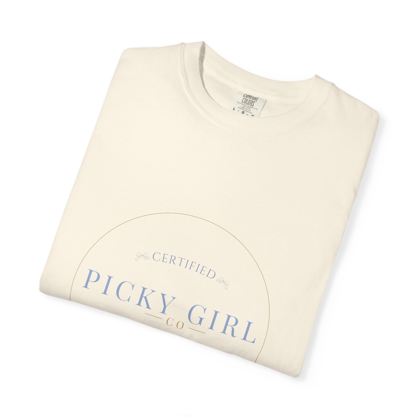 Picky Girl Graphic Tee – Subtle Pastel Text Unisex T-Shirt