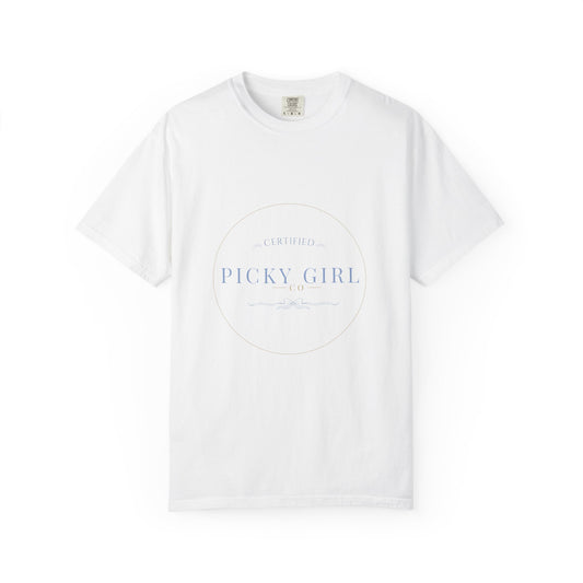 Picky Girl Graphic Tee – Subtle Pastel Text Unisex T-Shirt