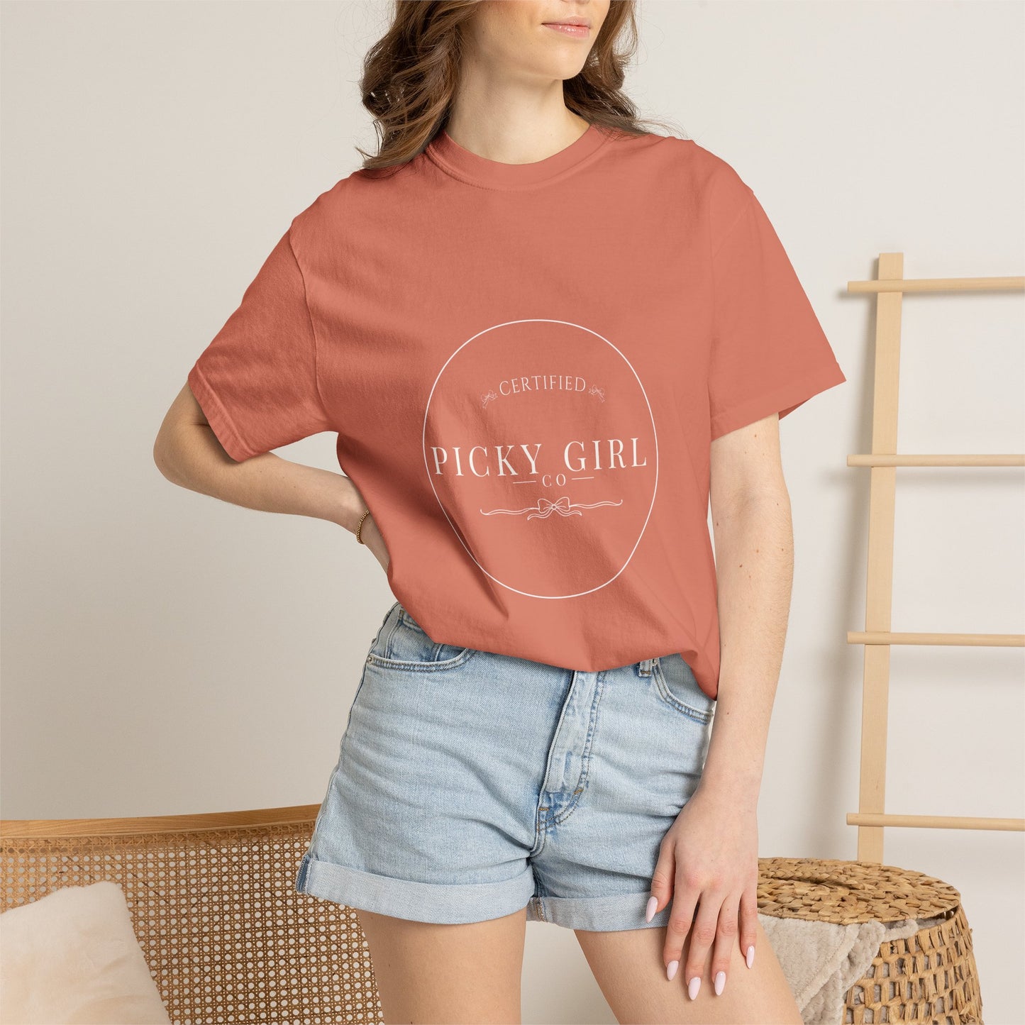 Picky Girl Graphic Tee – Subtle Pastel Text Unisex T-Shirt